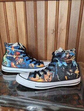 Converse All Star Justice League High-Top Sneakers Mens 5 Womens 7